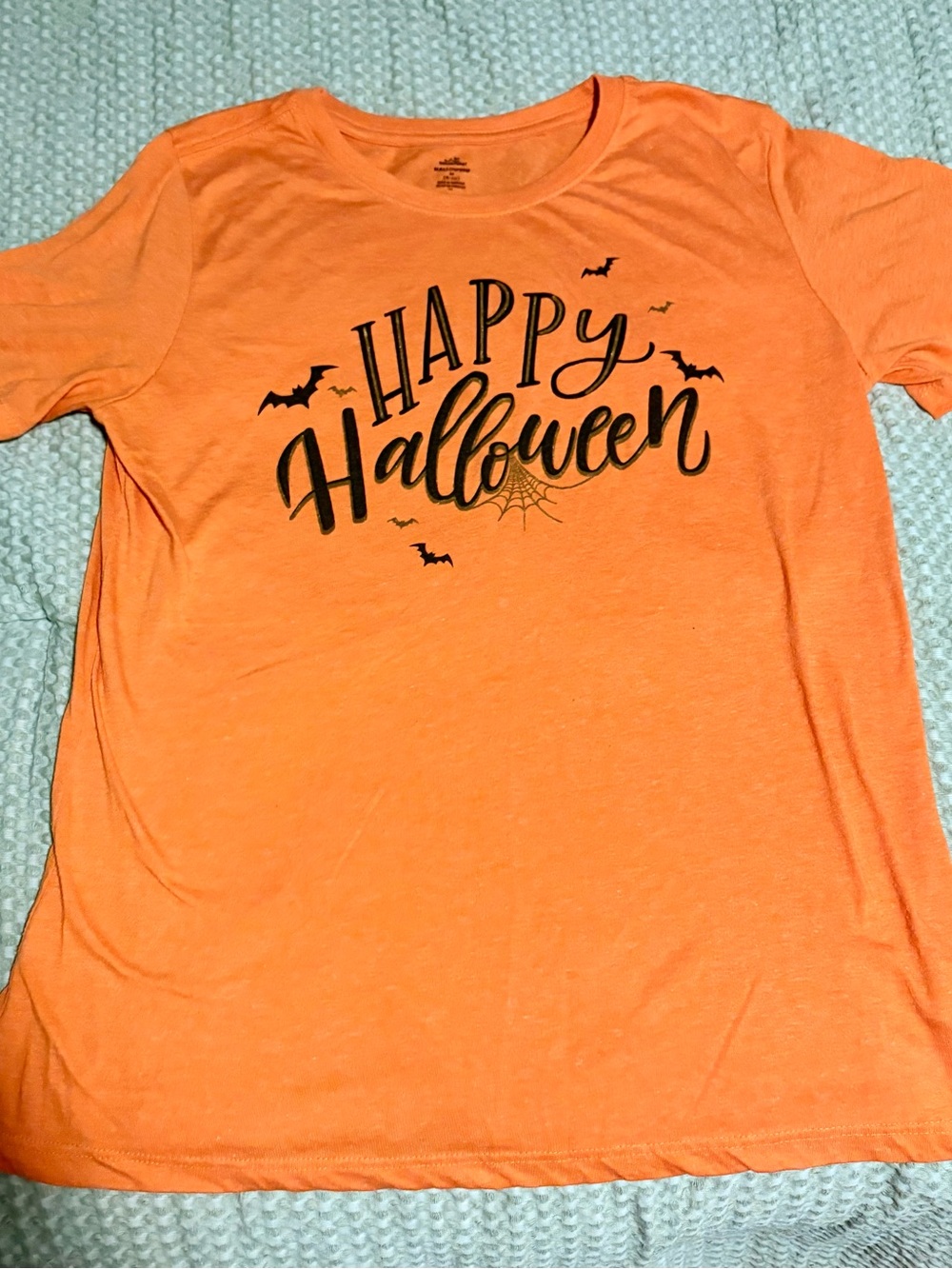 Happy Halloween Orange Kids T-Shirt
